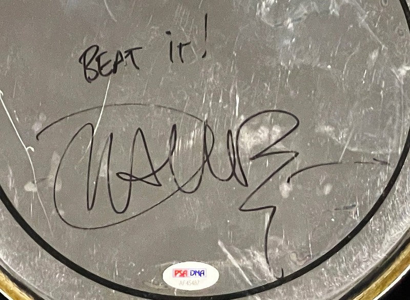 John Mayer Signed 11" Clear Drumhead Beat It Inscription PSA DNA LOA1