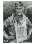 JOE FOSS SIGNED 8X10 (D) PSA DNA WWII ACE 26V0