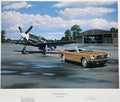 Henry Brown P-51 Mustang Ace Signed Vintage Mustangs Print Stan Stokes0