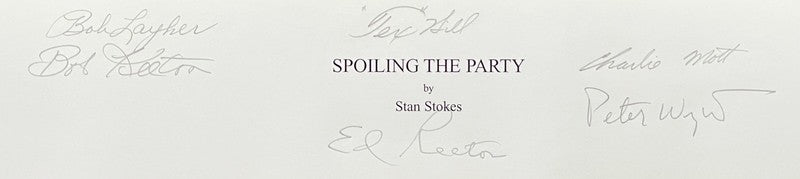 AVG Flying Tigers Signed Spoiling The Party Print x6 Autos Tex Hill Stokes1