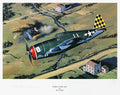 Herschel Green Signed Herky's Big Day Print Stan Stokes P-51 Ace WWII0