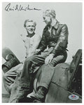 Erich Hartmann Signed 8x10 Photograph WWII Fighter Ace PSA DNA LOA Pose B0