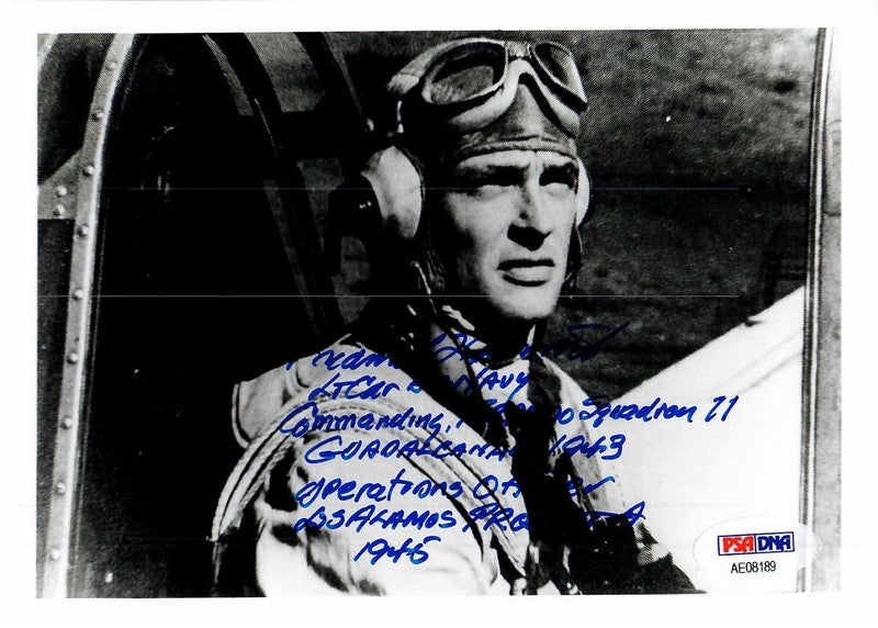 FREDERICK ASHWORTH SIGNED 5X7 PHOTO PSA DNA AE08189 (D) BOCKSCAR WEAPONEER0