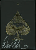 David Blaine Signed 2017 Tour Playing Cards Deck PSA DNA LOA Magician0