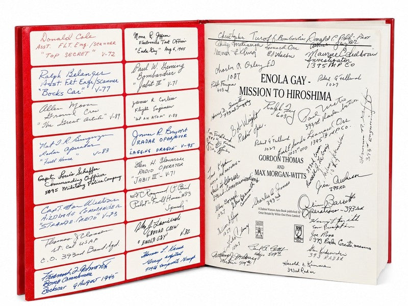 509th Composite Group Archive 451 Signed Enola Gay Book PSA/DNA LOA WWII2