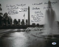 WWII Memorial Signed 11x14 Photograph by 16 Veterans PSA DNA LOA0