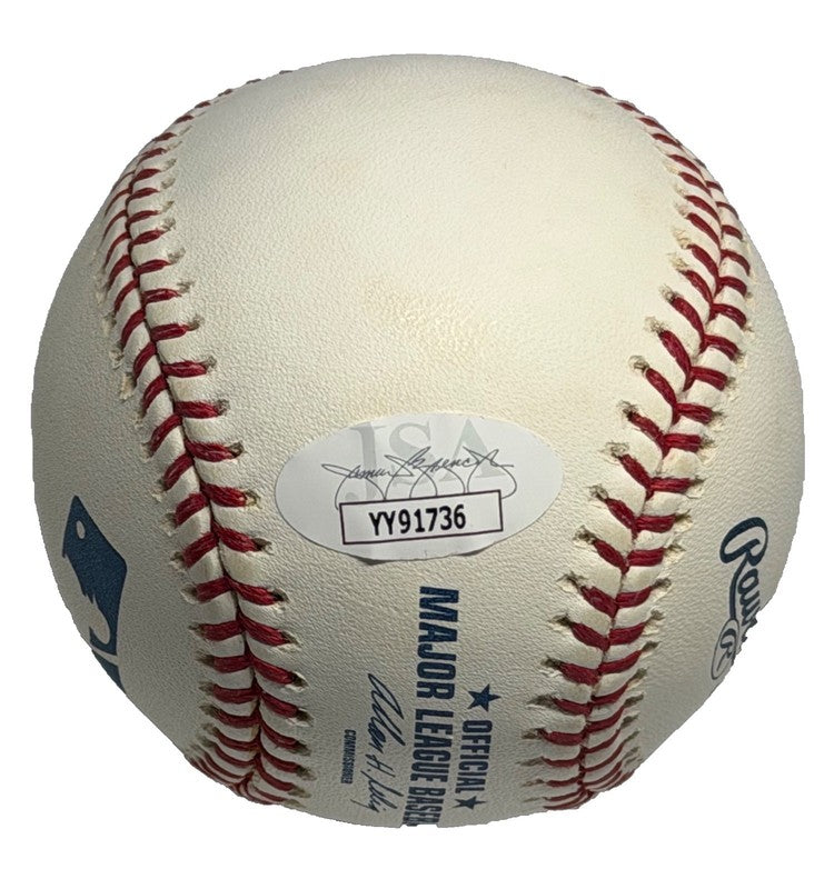Barack Obama Signed OML Baseball Sweet Spot Ballpoint Pen JSA LOA President #361