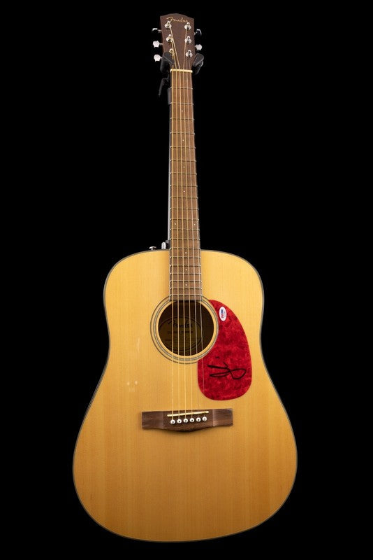 Jon Pardi Signed Fender Acoustic Guitar PSA DNA COA w/ Fender Case1