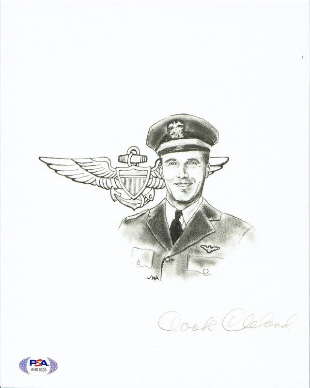 Cook Cleland Signed 8x10 Print PSA DNA LOA Jay Ashurst Artwork0