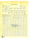 Jack Widowsky Signed 509th Top Secret Crew Combat Record BAS D87675